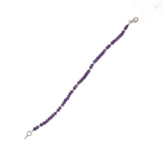 Bracciale in argento con ametista BLD087 Bracciali a Sfere Bracciale in argento con ametista BLD087 Bracciali a Sfere