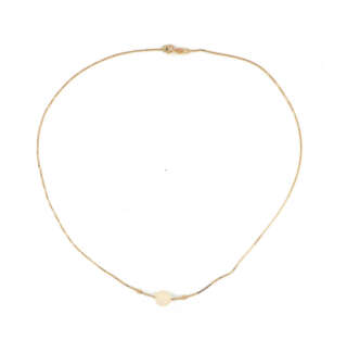 Collana in oro giallo 18 kt con ciondolo di opale VNI016  Girocolli