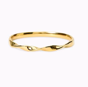 Bracciale kidult nodo style 94 in acciaio dorato rigido 831319  Bracciali Rigidi