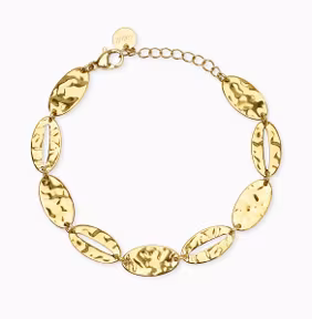 Bracciale kidult style 90 in acciaio dorato 831327  Bracciali a Maglia