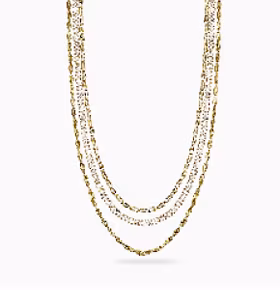 Collana kidult style 08 in acciaio dorato 851172  Collane Lunghe