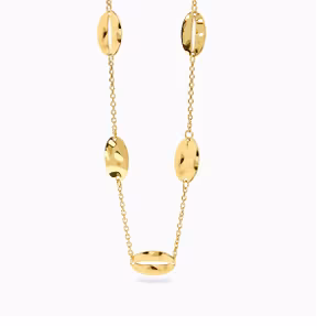 Collana kidult style 90 in acciaio dorato 851191  Collane Lunghe