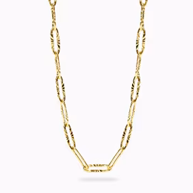 Collana kidult style 93 in acciaio dorato 851196  Collane Lunghe