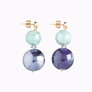 Orecchini Murrina Murano lunga in ottone acciaio vetro di Murano  GM0286012  Orecchini Pendenti