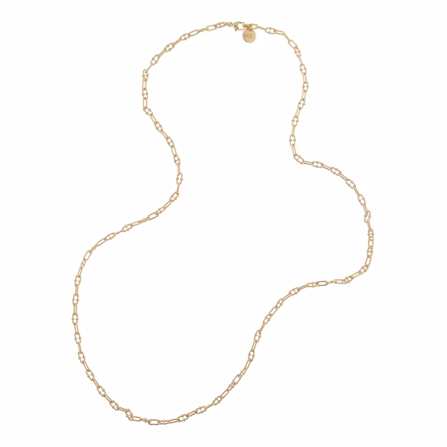 Collana Aquaforte Catene unisex con maglia “a granchio” cm.60 H4184987