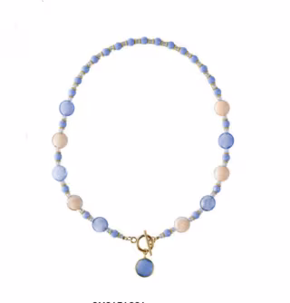 Collana Murrina Murano in ottone acciaio e pietre dure GM0454004  Girocolli