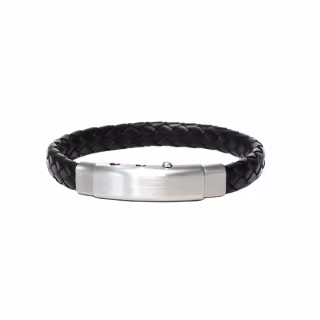 Bracciale Borsari Gioielli in caucciù nero e acciaio BR-RALLYKA01  Bracciali