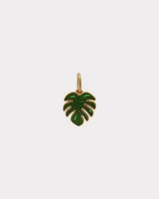 Charm Bar Charm Foglia tropicale CB-LCN 124  Elementi per Bracciali