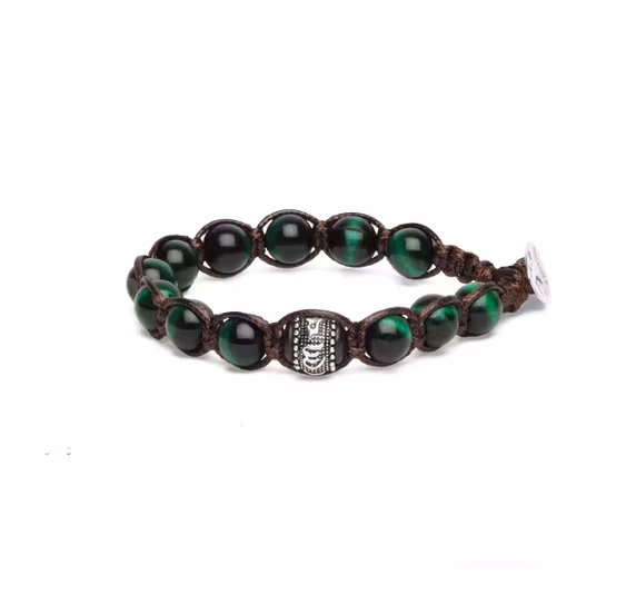 Bracciale Tamashii Occhio di tigre verde BHS1100-330