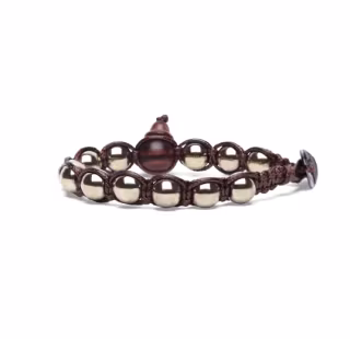 Bracciali Tamashii Ruota della Preghiera 8 mm ematite oro BHS1100-22G Bracciali a Sfere Bracciali Tamashii Ruota della Preghiera 8 mm ematite oro BHS1100-22G Bracciali a Sfere