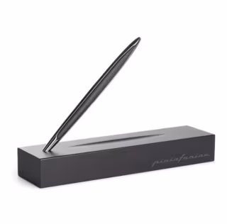 Pininfarina Cambiano Black Edition Ink Penna a sfera con basamento in legno PFCABKINK  Regalistica