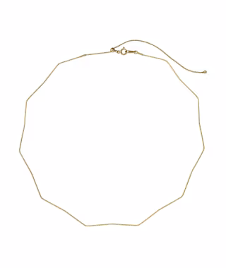 Collana MagicWire square in oro giallo 385  Girocolli